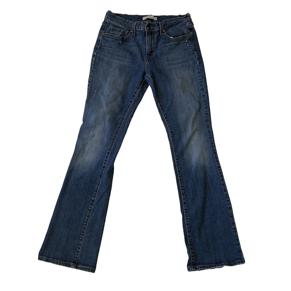 Levi's 515 Jeans‎ Women's 8L Blue Denim Bootcut Y2K High Rise Classic Pants